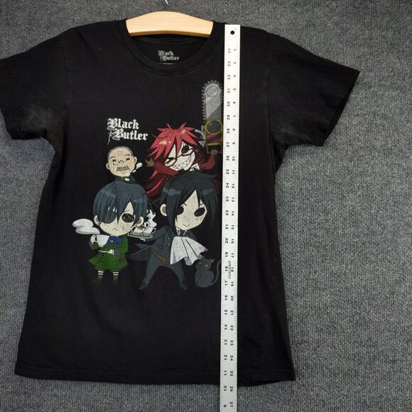 Funimation Black Butler Anime T Shirt Size Small Black Grell Graphic - Picture 3 of 12